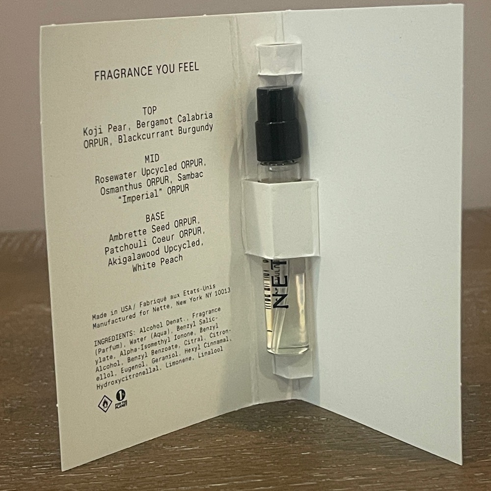 Nette Pear Jam Eau de Parfum Perfume Fragrance Sample New